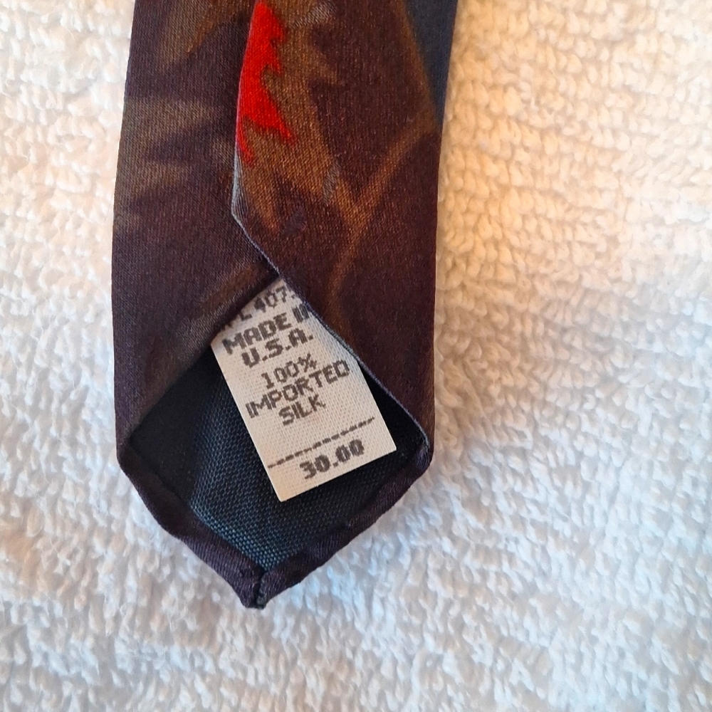 Oscar de la Renta Vintage Neck Tie - Picture 5 of 5